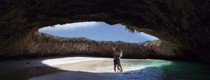 Hidden Beach at Marietas Islands in Riviera Nayarit||||