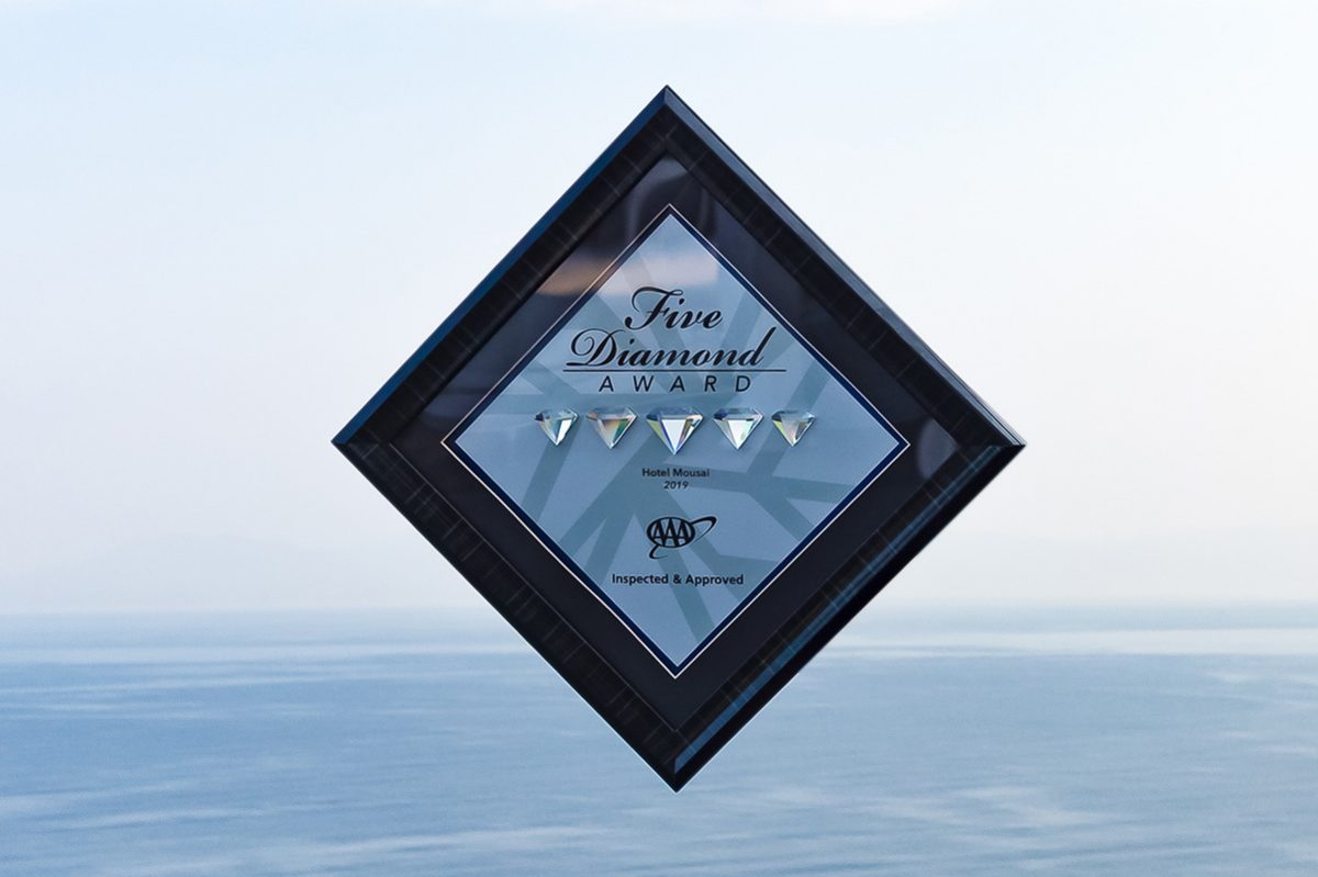 Hotel Mousai Receives Five Diamond Award for the 5th Year in a Row