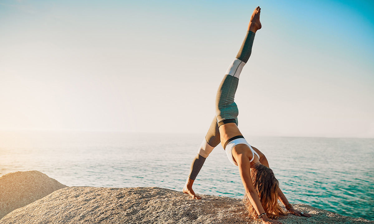 Practice yoga on the beach and expand your horizons