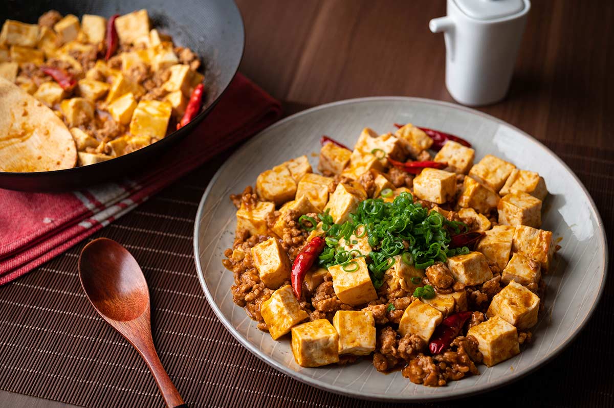 popular dishes in China: mapo tofu