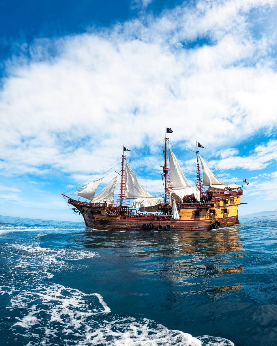 Pirate ship in Puerto Vallarta